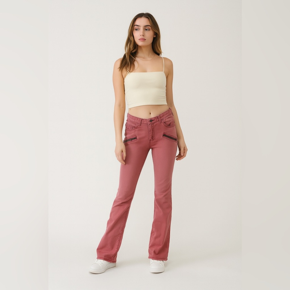 Pilcro and The Letterpress Pink Jeans